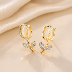 Tulip Glow Studs
