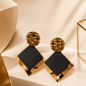 Midnight Cube Drops Earrings