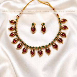 Scarlet Leaf Royale Necklace Set